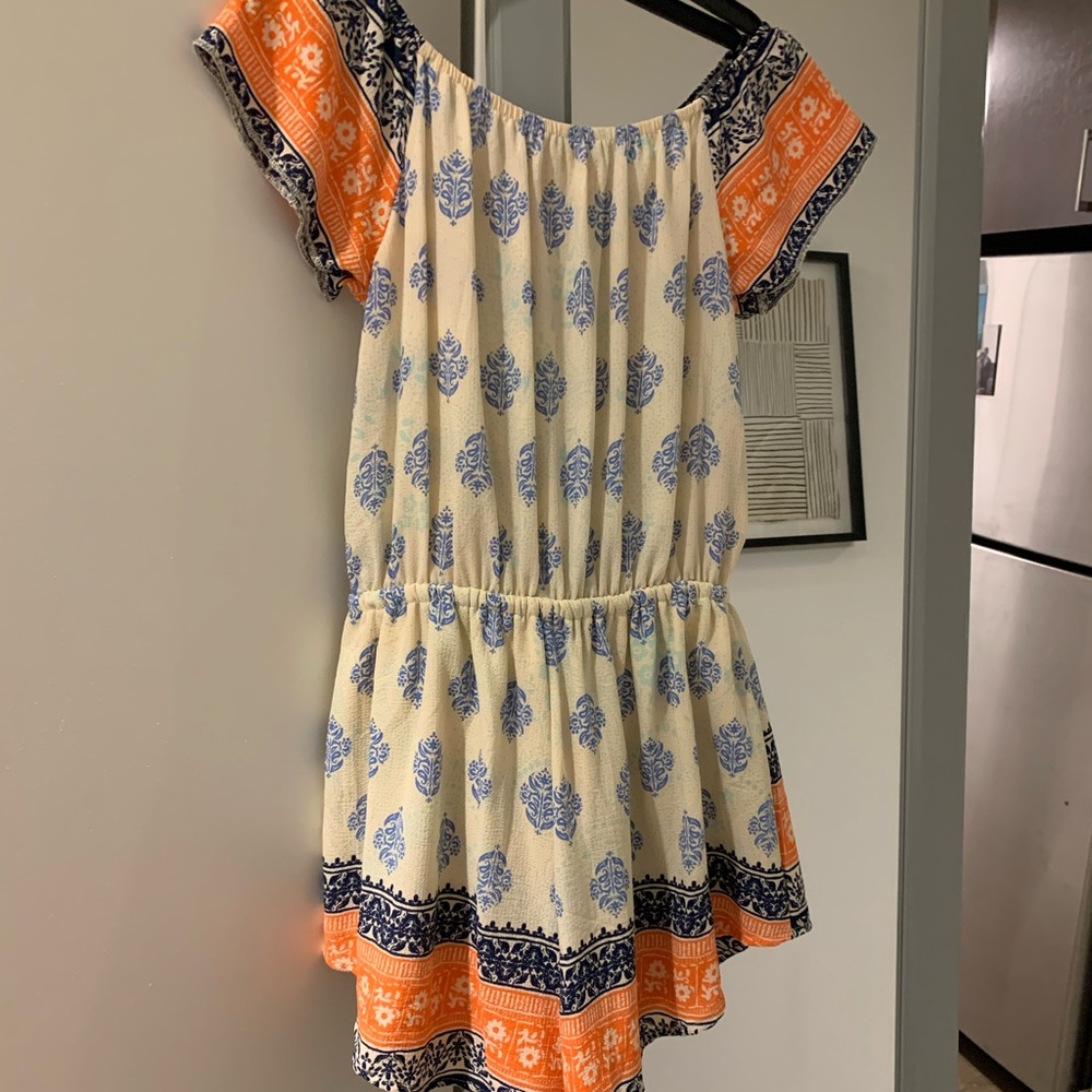 Mura Boutique OTS pattered romper - Picture 9 of 9